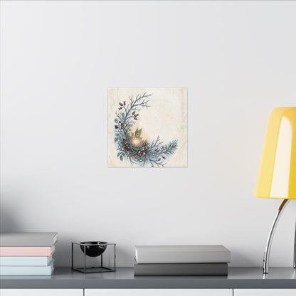 Winter Shoji Screen Forest Whimsy Canvas Art | Enchanting Decor
