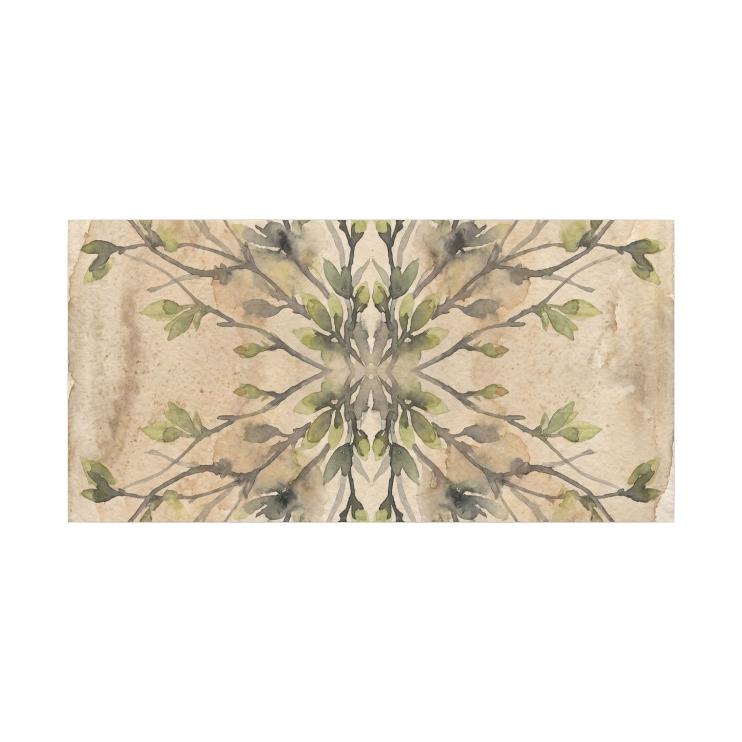 Shibui Shadow Play Canvas Art - Japandi Watercolor