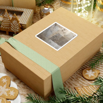 Shadow Play Sticker | Winter Japandi Texture Art