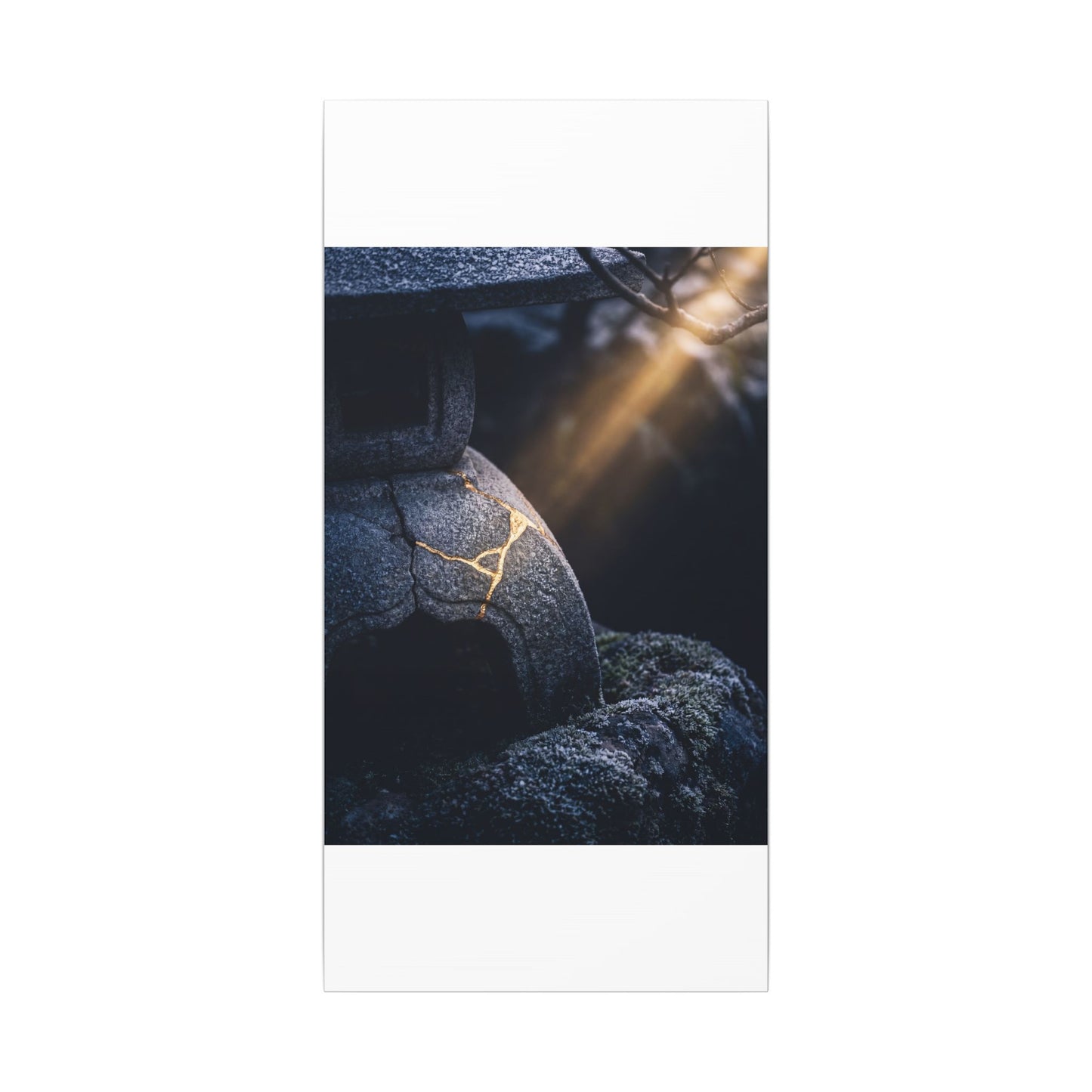 Ma Moonlit Garden Canvas Art - Kintsugi Broken Beauty