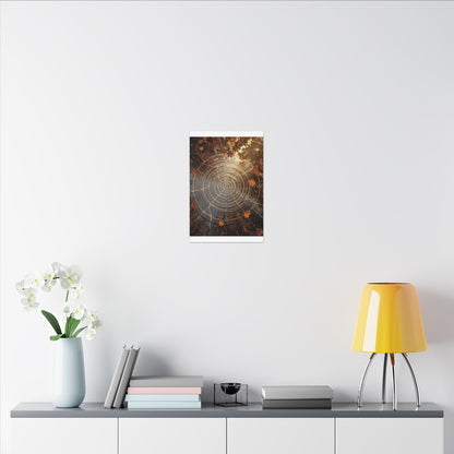 Artful Water Ripple Canvas Art - Gold Vein Kintsugi