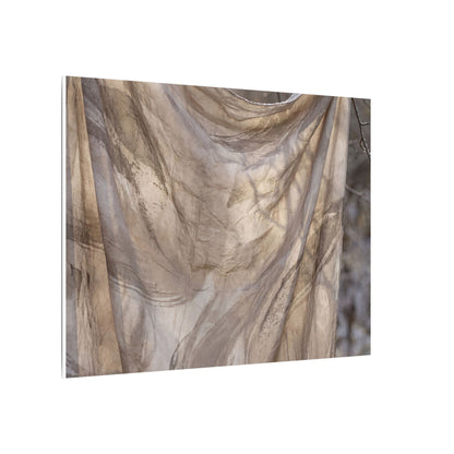 Ma Silk Drape Canvas Art - Japandi Japanese Pattern