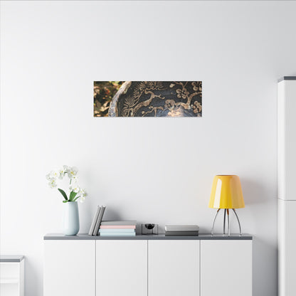 Ceramic Bowl Canvas Art | Summer Japandi Japanese Pattern Art