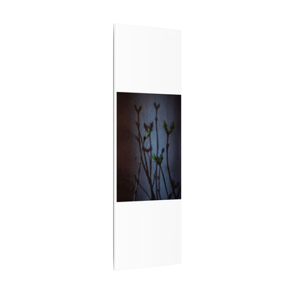 Shadow Play Spring Canvas Art | Dark Japandi Sophisticated Design