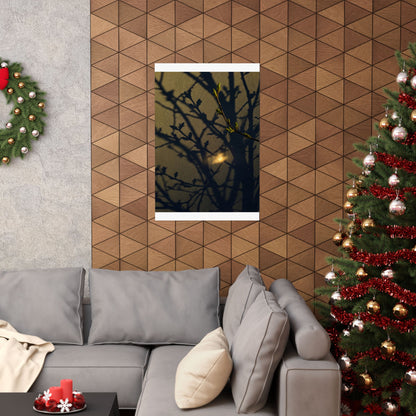 Datsuzoku Shadow Play Wall Art Print - Dark Japandi Moody Minimal