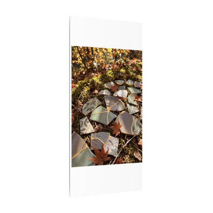Broken Pottery Japanese Pattern Canvas Art | Elegant Japandi Art