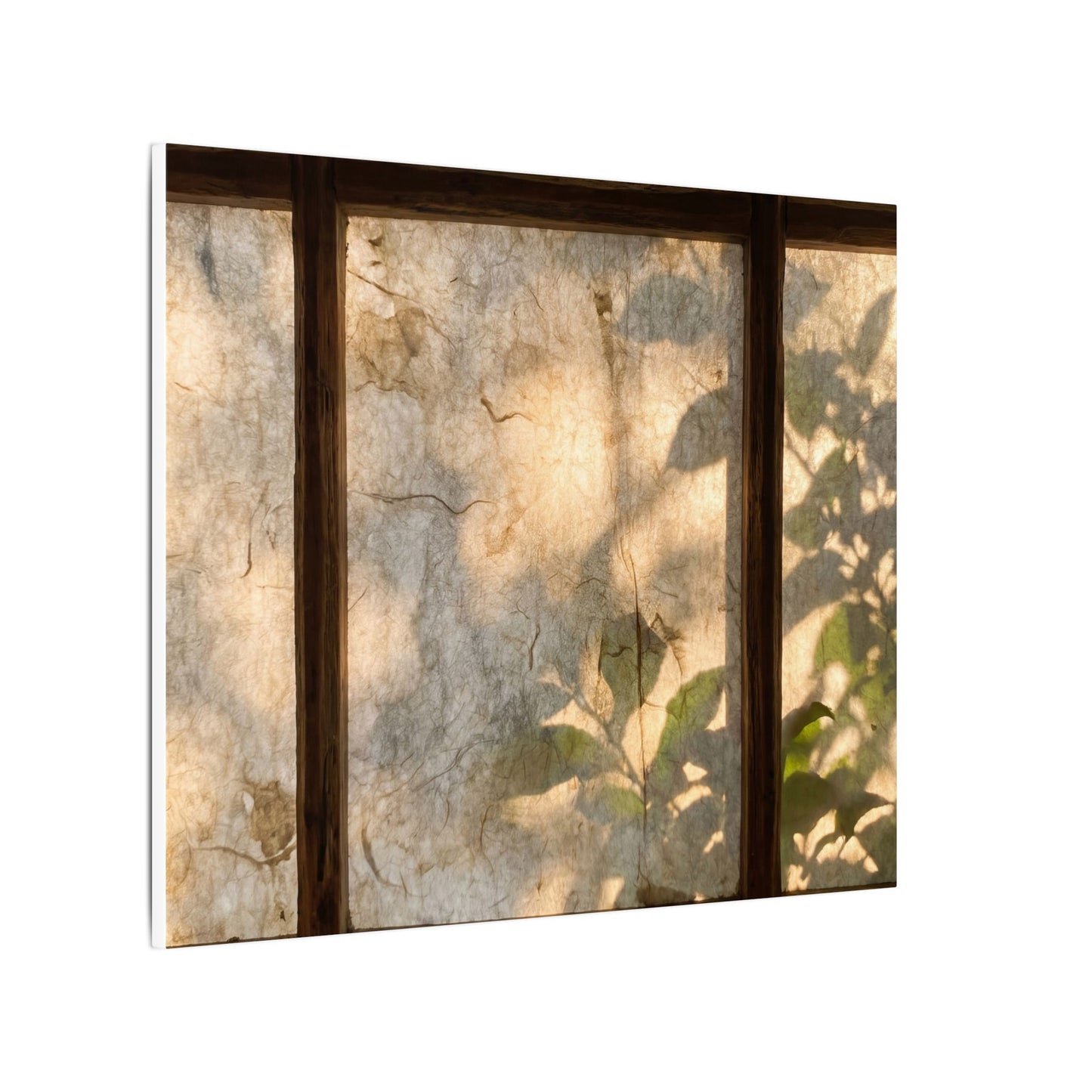 Golden Hour Shoji Screen Canvas Art - Japandi Mono No Aware