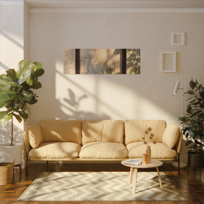 Golden Hour Shoji Screen Canvas Art - Japandi Mono No Aware