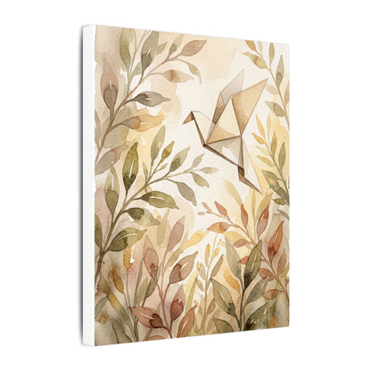 Fukinsei Paper Fold Canvas Art - Japandi Watercolor