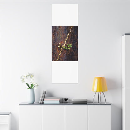Overcast Rust Patina Canvas Art - Kintsugi Datsuzoku