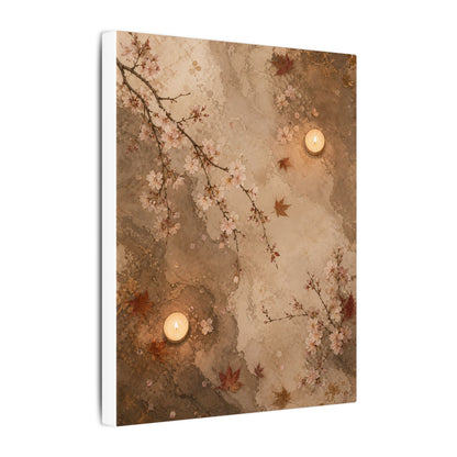 Cherry Blossom Canvas Art | Autumn Japandi Japanese Pattern Art