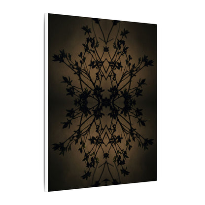 Golden Hour Shadow Play Canvas Art - Dark Japandi Seijaku