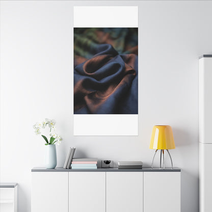Summer Silk Drape Shadow Zen Canvas Art | Sophisticated Decor