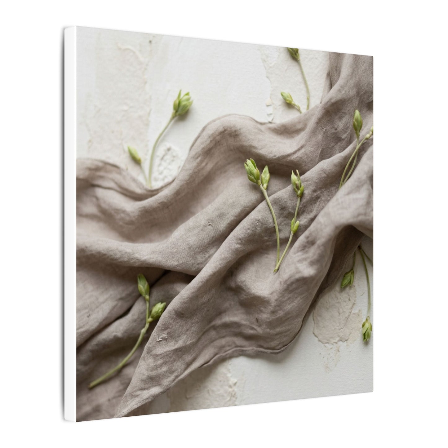 Overcast Silk Drape Canvas Art - Japandi Ma