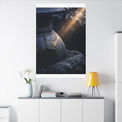 Ma Moonlit Garden Canvas Art - Kintsugi Broken Beauty