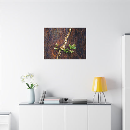 Overcast Rust Patina Canvas Art - Kintsugi Datsuzoku