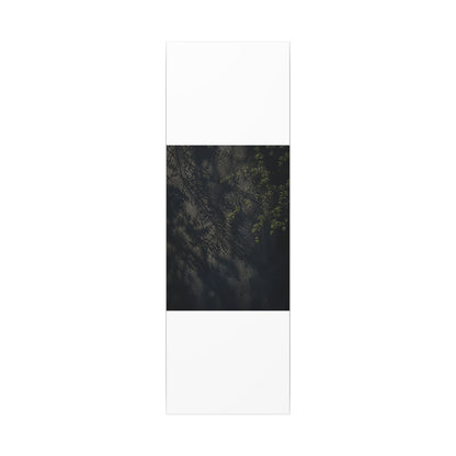 Overcast Shadow Play Canvas Art - Dark Japandi Seijaku
