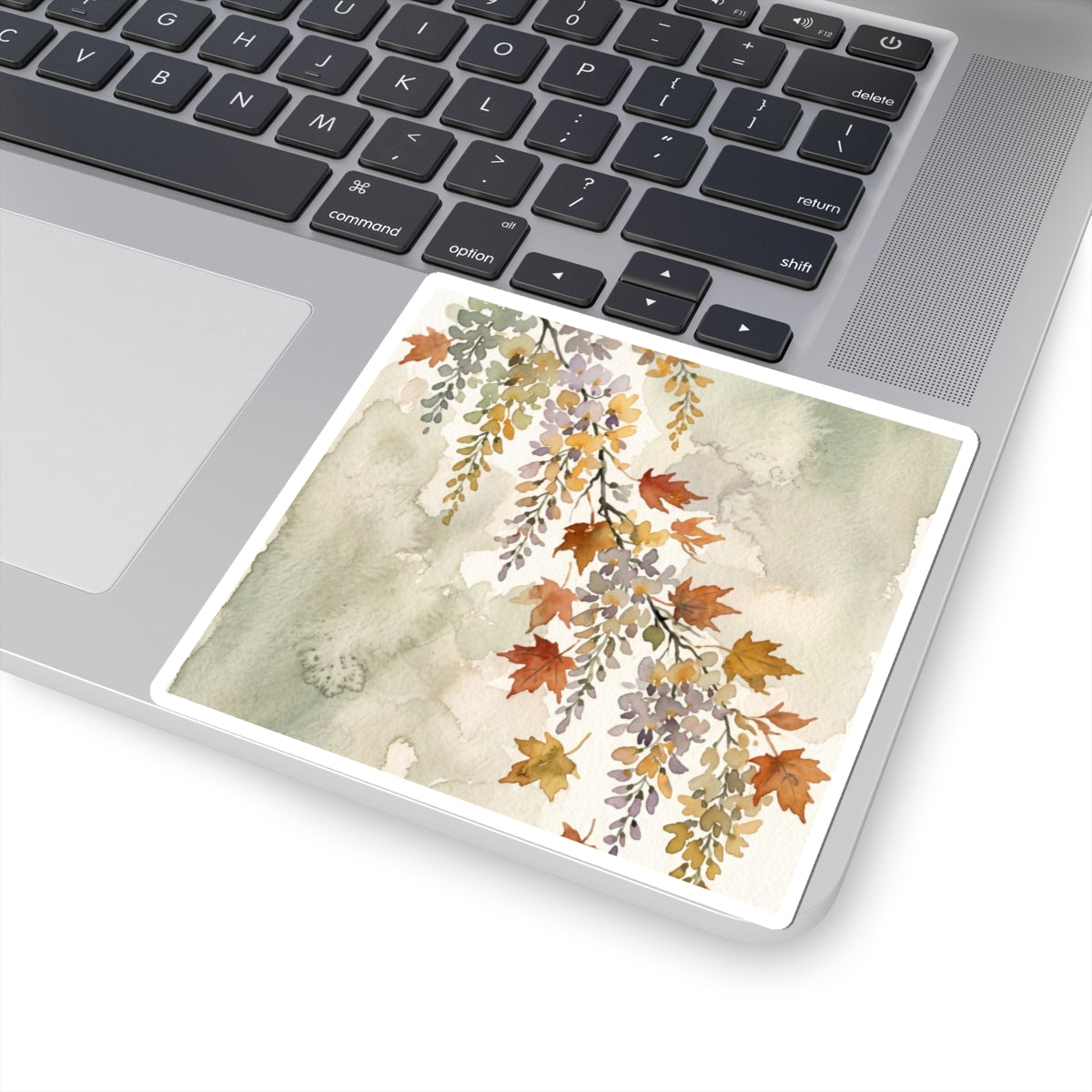 Cozy Wisteria Sticker - Watercolor Japandi