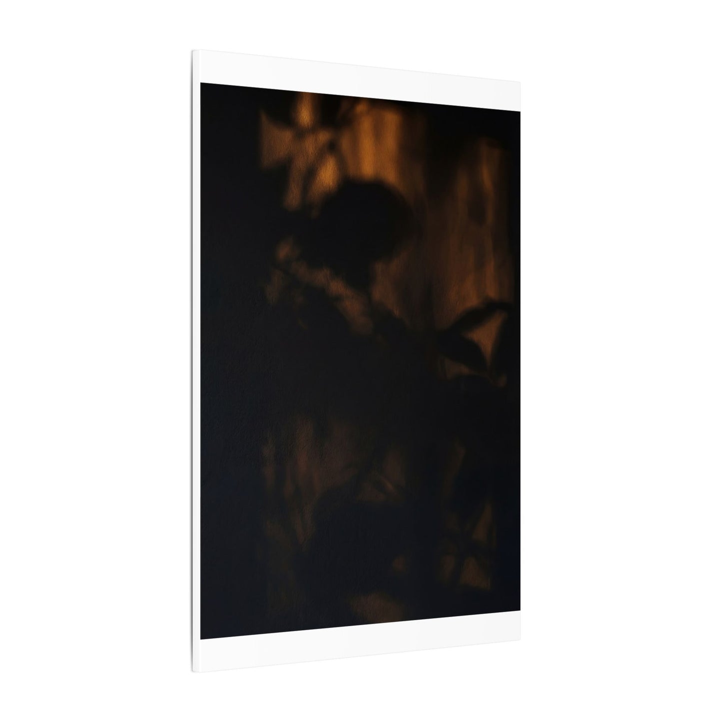 Shadow Play Summer Canvas Art | Dark Japandi Sophisticated Design