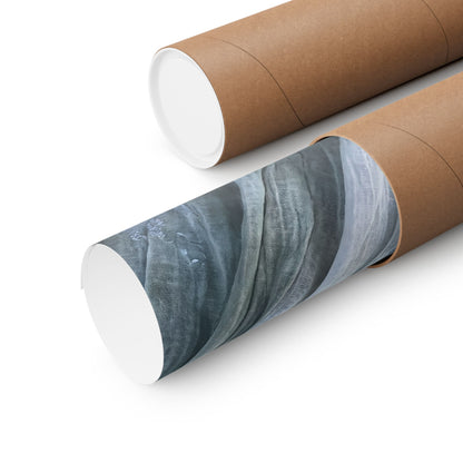 Warm Silk Drape Wall Art Print - Texture Japandi