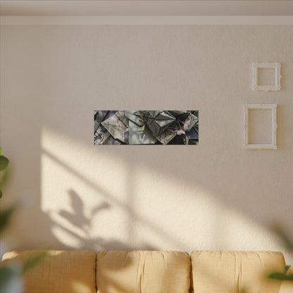 Shibui Paper Fold Canvas Art - Japandi Japanese Pattern