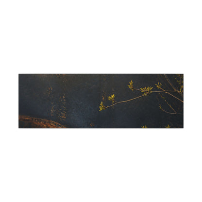 Spring Rust Patina Dark Texture Canvas Art | Moody Decor