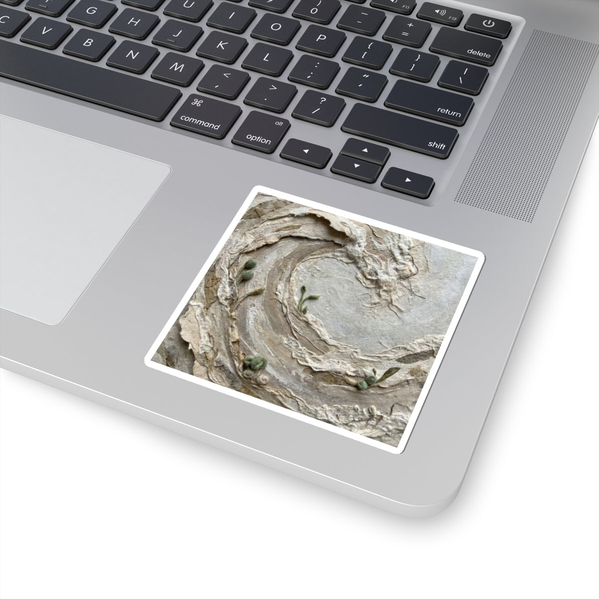 Japandi Ocean Wave in Overcast | Texture Sticker