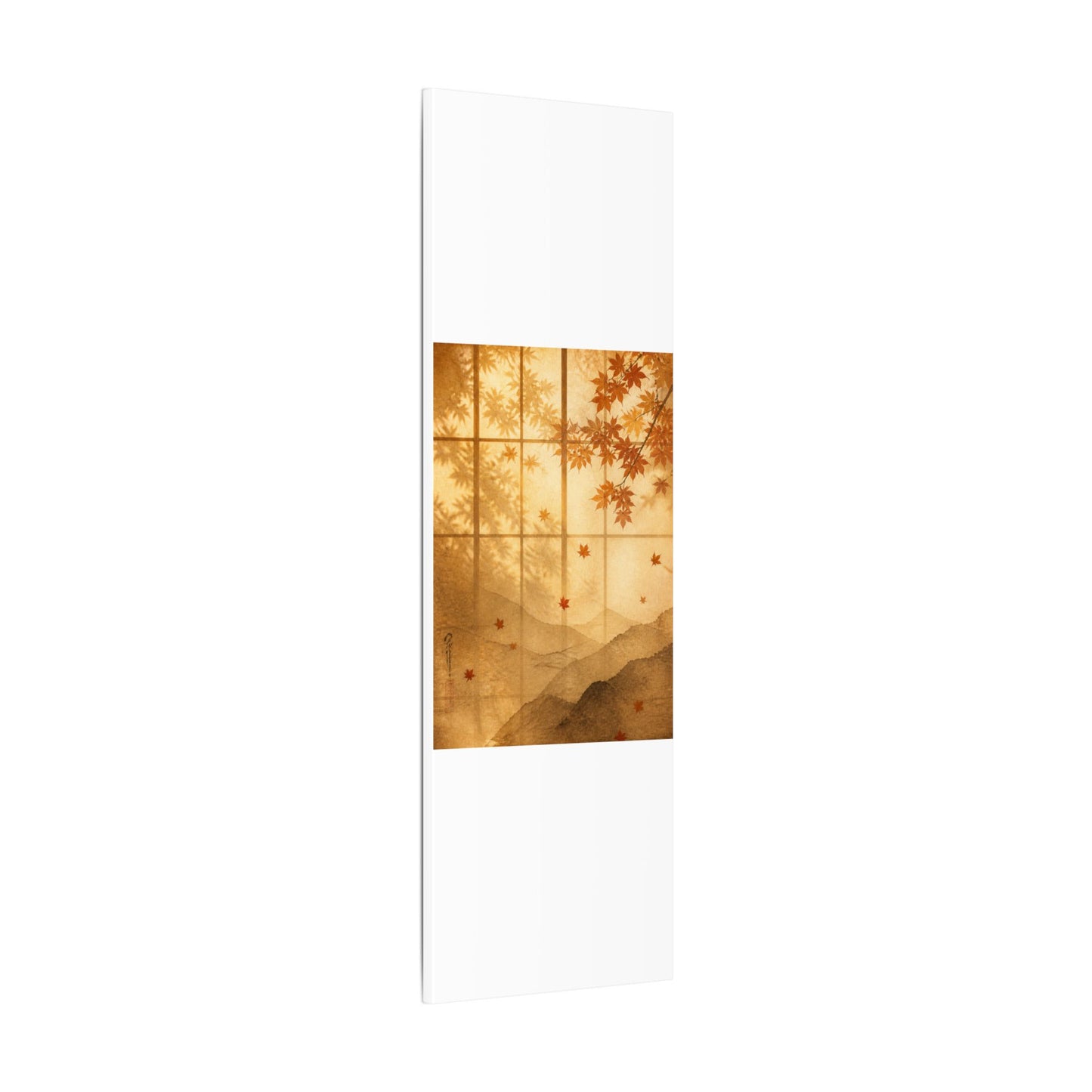 Shoji Screen Texture Canvas Art | Earthy Japandi Art