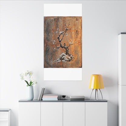 Datsuzoku Rust Patina Canvas Art - Zen Sumi E