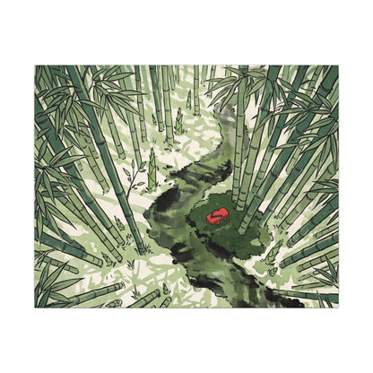 Peaceful Bamboo Grove Canvas Art - Ukiyo E Inspired Zen