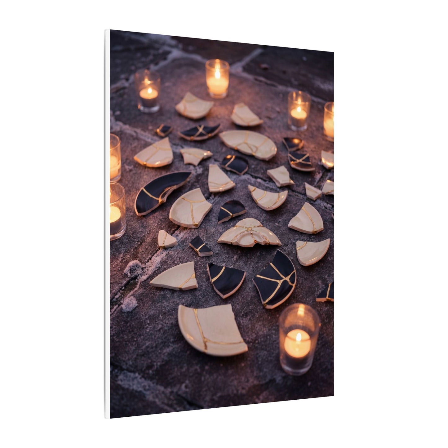 Winter Broken Pottery Broken Beauty Canvas Art | Beautiful Decor