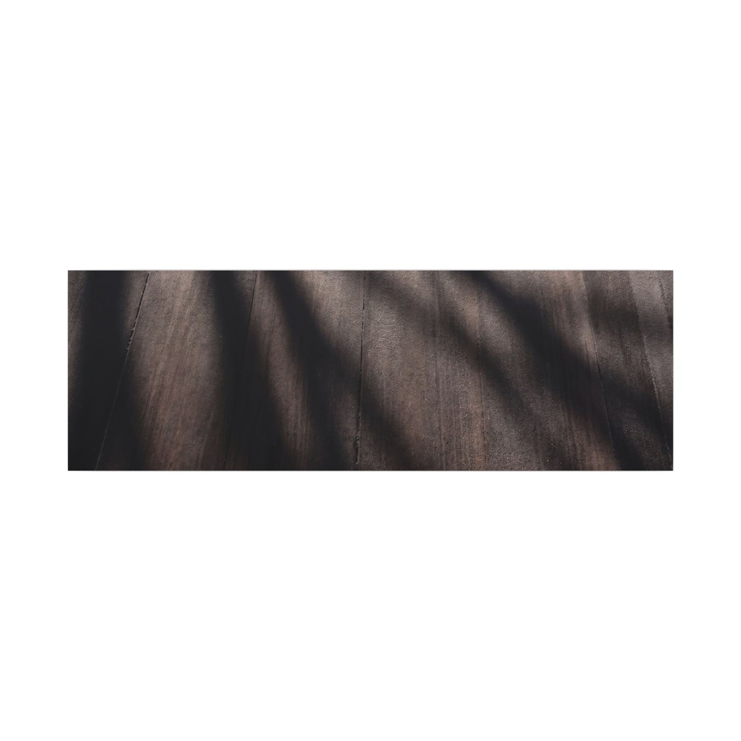 Dark Japandi Shadow Play in Dawn | Moody Minimal Canvas Art