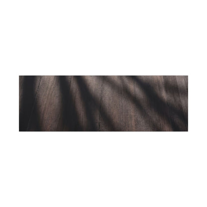 Dark Japandi Shadow Play in Dawn | Moody Minimal Canvas Art