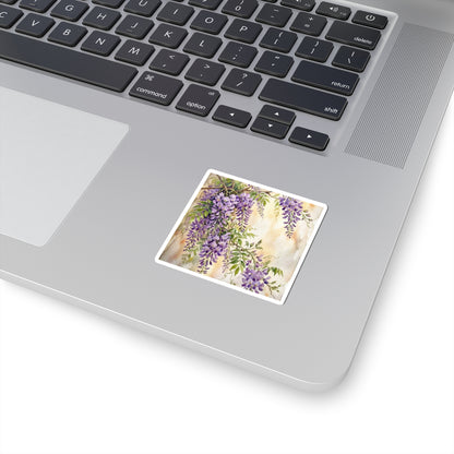 Wisteria Sticker | Spring Japandi Watercolor Art