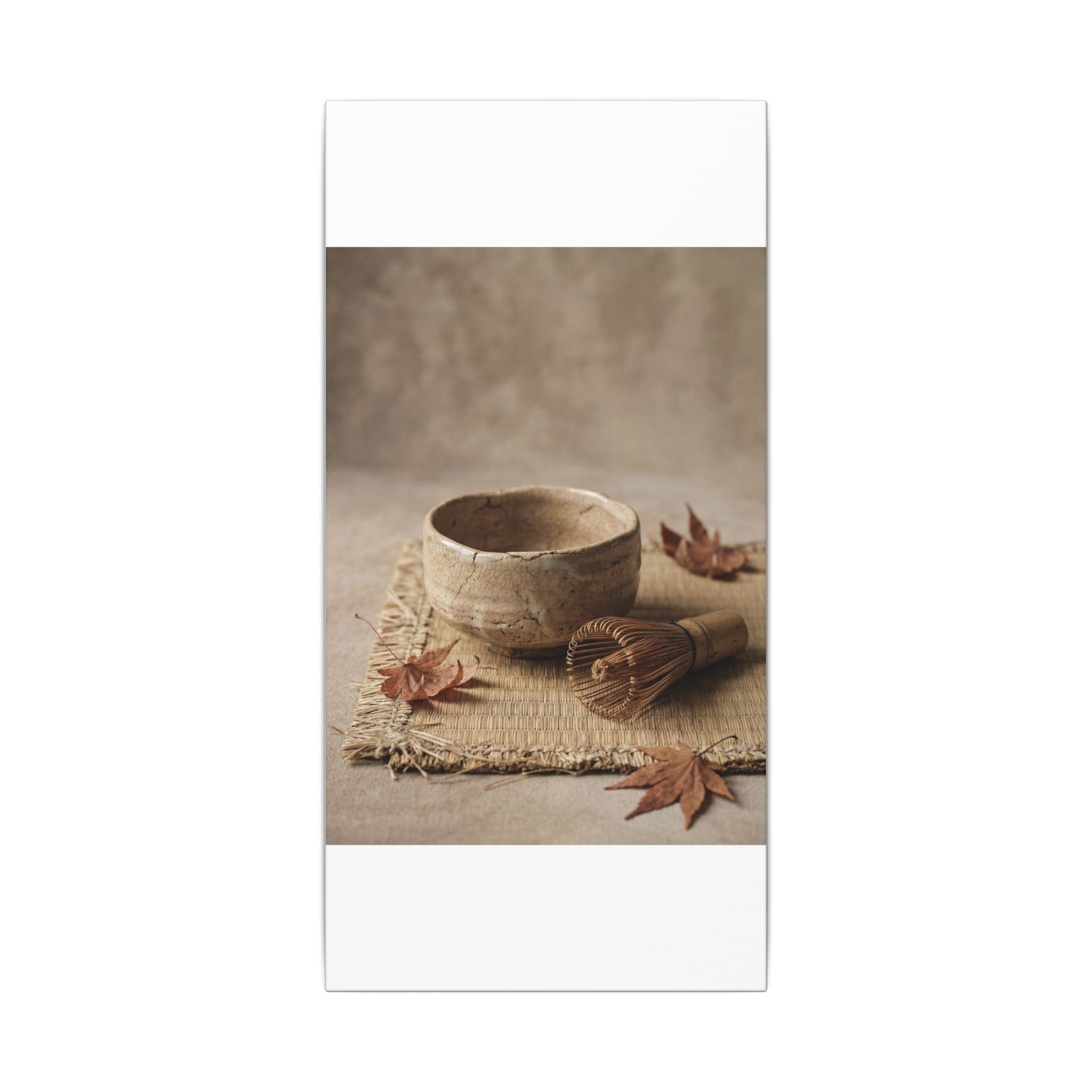 Ma Tea Ceremony Canvas Art - Japandi Texture