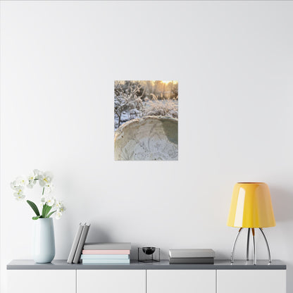 Ceramic Bowl Canvas Art | Winter Japandi Minimal Line Art
