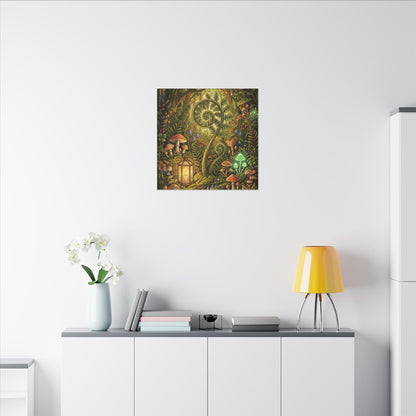 Elegant Ceramic Bowl Canvas Art - Minimal Line Japandi