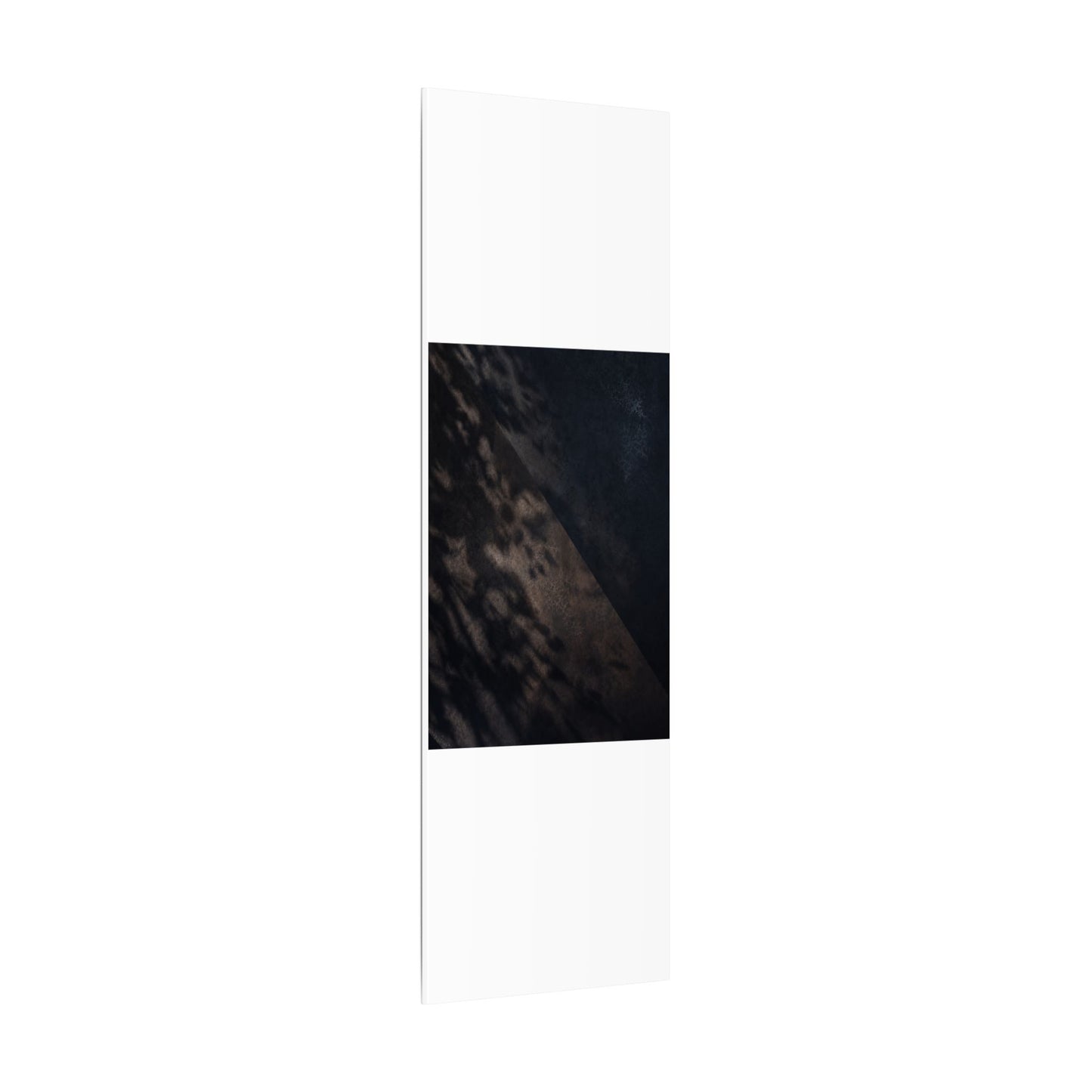 Shadow Play Winter Canvas Art | Dark Japandi Moody Design