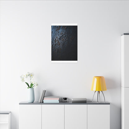 Rust Patina Canvas Art | Winter Dark Japandi Shadow Zen Art