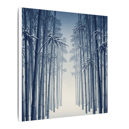 Bamboo Grove Canvas Art | Winter Zen Ukiyo E Inspired Art