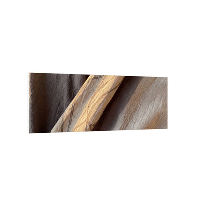 Warm Silk Drape Canvas Art - Japanese Pattern Japandi