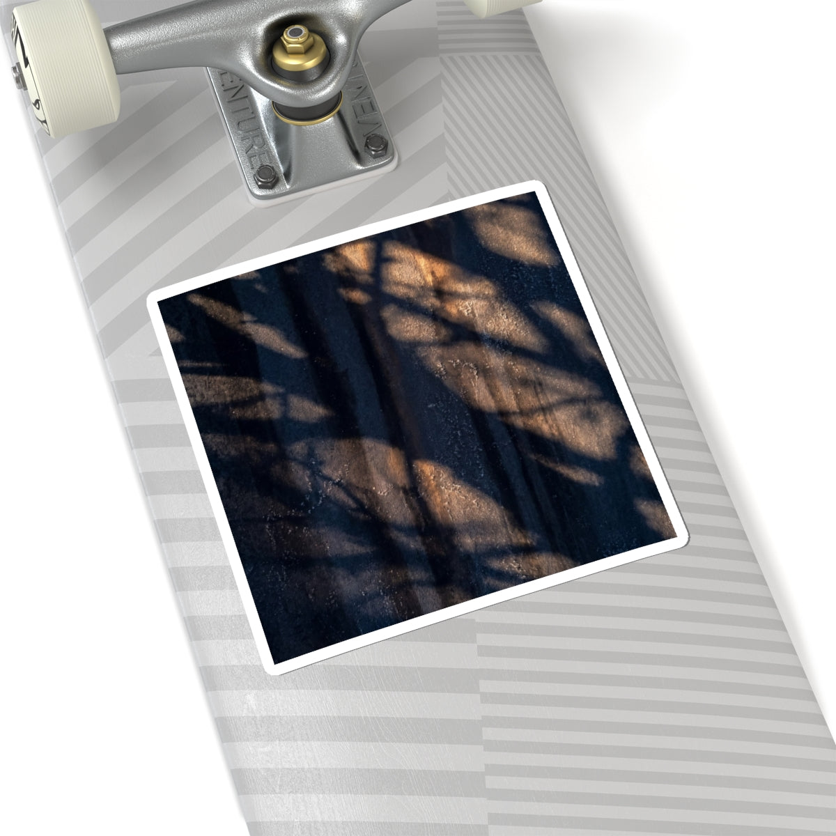 Shadow Play Shadow Zen Sticker | Atmospheric Dark Japandi Art Art Print