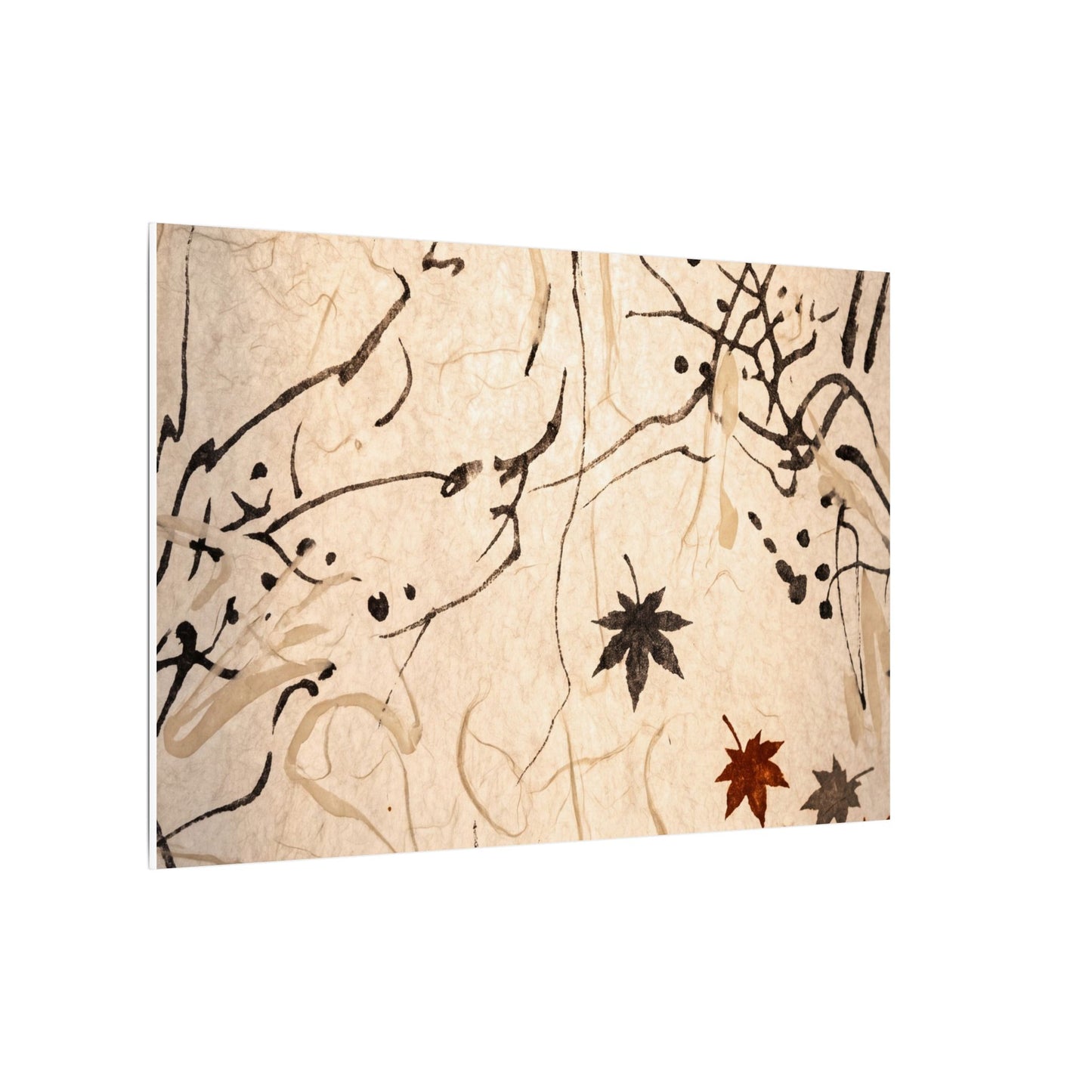 Golden Hour Shoji Screen Canvas Art - Japandi Fukinsei