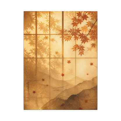 Shoji Screen Texture Canvas Art | Earthy Japandi Art