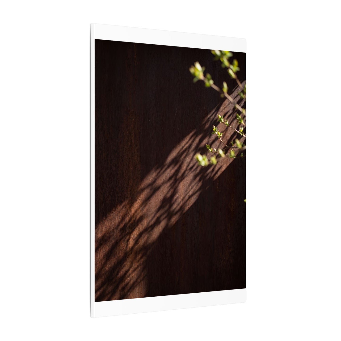 Rust Patina Moody Minimal Canvas Art | Sophisticated Dark Japandi Art