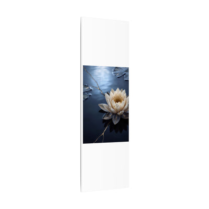 Beautiful Lotus Flower Canvas Art - Gold Vein Kintsugi