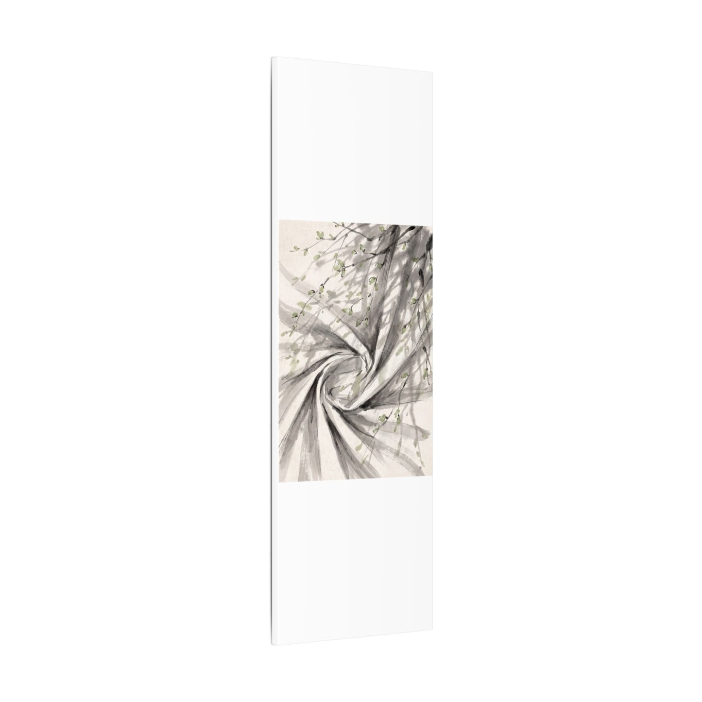 Silk Drape Spring Canvas Art | Zen Contemplative Design