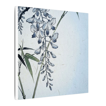 Zen Wisteria in Moonlight | Ukiyo E Inspired Canvas Art