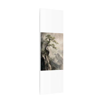Spring Pine Tree Watercolor Canvas Art | Warm Decor