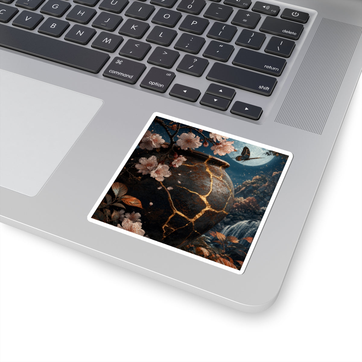 Beautiful Cherry Blossom Sticker - Gold Repair Kintsugi
